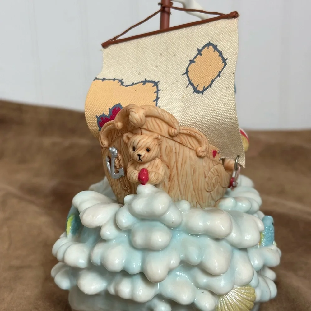Cherished Teddies Rocking Musical Figurine. “Set Sail Toward New Adventures” - Picture 9 of 15
